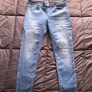 WOMENS AMERICAN EAGLE SUPER SUPER STRETCH JEANS